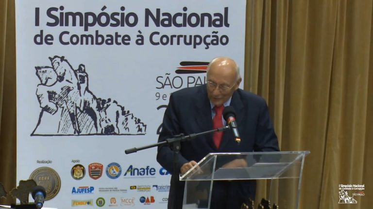 I Simpósio Nacional de Combate à Corrupção SP – Homenagem ao professor Ives Gandra da Silva Martins – 12/2017