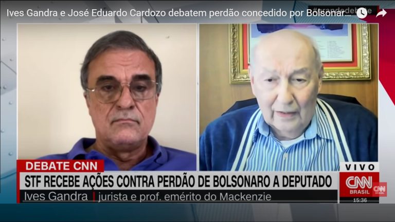 CNN Brasil -DEBATE SOBRE PERDÃO CONCEDIDO POR BOLSONARO À DANIEL SILVEIRA –  22/04/22