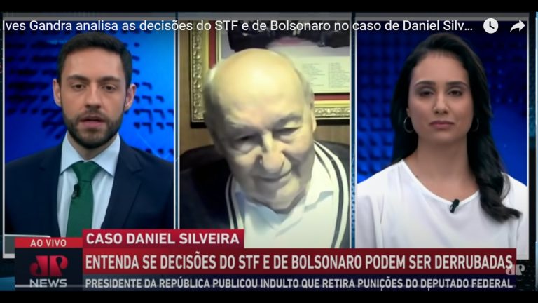 JOVEM PAN NEWS – ANALISE DAS DECISÕES DO STF E DE BOLSONARO NO CASO DE DANIEL SILVEIRA – 27/04/22